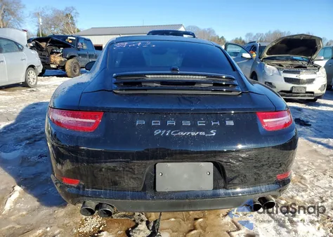 2013 Porsche 911 Carrera S из США, поврежденный, VIN WP0AB2A91DS122898